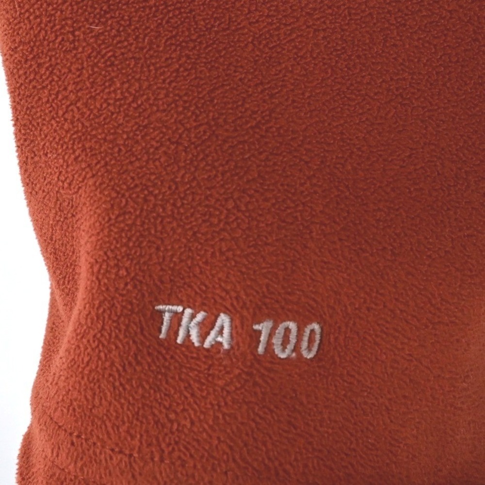 TKA 100 North Face Fleece Pullover Quarter Zip Burnt Orange University of Texas - Picture 2 of 15